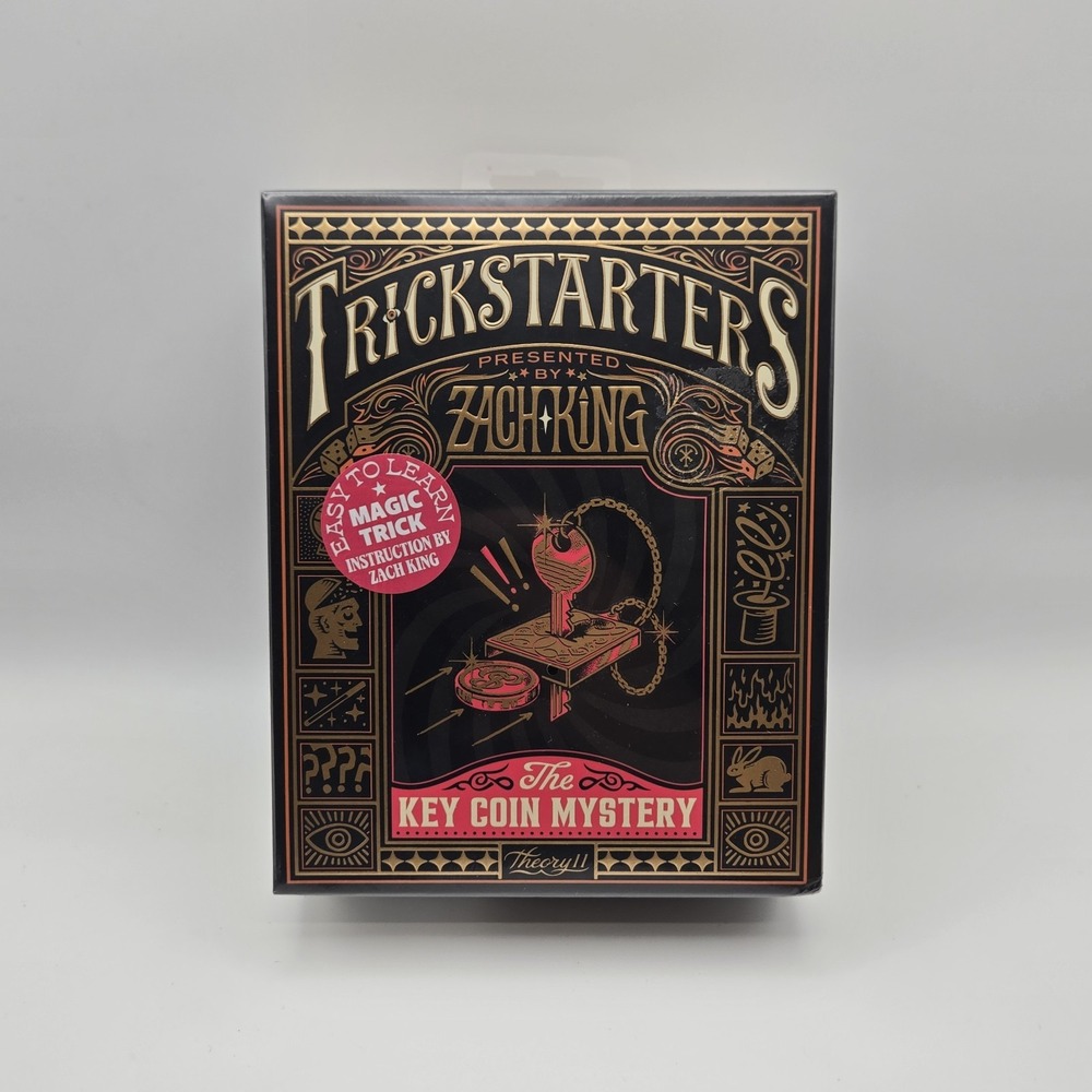 Trickstarters The Key Coin Mystery Zach King Theory11 Magic Trick New Sealed